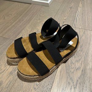 STEVE MADDEN wedges, never worn